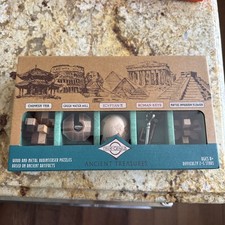 True Genius Ancient Treasures Gift Box 5 Brainteasers Puzzle NEW in Box
