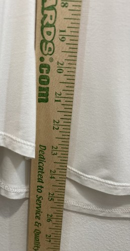 Sivana Bamboo Luxe Shirt Damen Small Weiß Relaxed Tee Weich Stretch Hergestellt in den USA - Bild 9 von 9