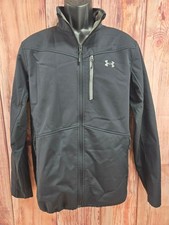 Under Armour Black Storm ColdGear Fitted Full-Zip Jacket Large