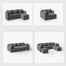 3/4/5 Seats DIY Sofa Chaise Lounge Corner Sofa Sectional Sofa Sofa Multi-Comb.