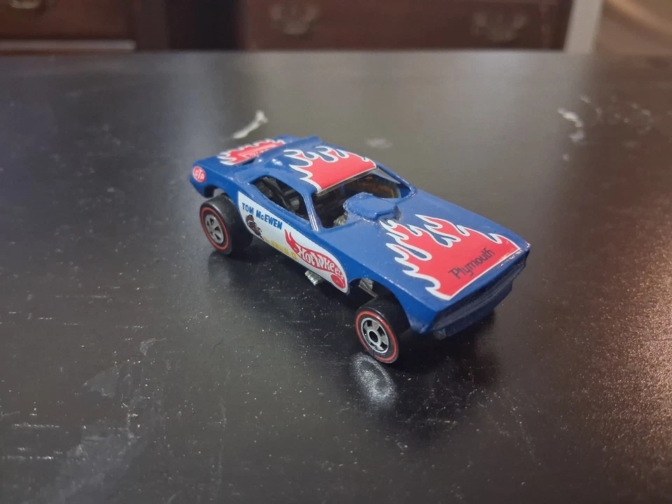 Hot Wheels Redline Mongoose Blue 1973 vintage restaurado Foto 3 de 4
