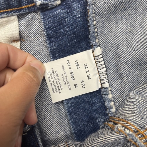 Pantalones de mezclilla Big Bill vintage para hombre 34 X 34 carpintero doble rodilla leñador ropa de trabajo - Imagen 10 de 13