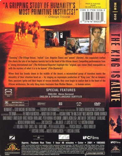 The King is Alive (DVD) Brand New Sealed - Picture 2 of 2