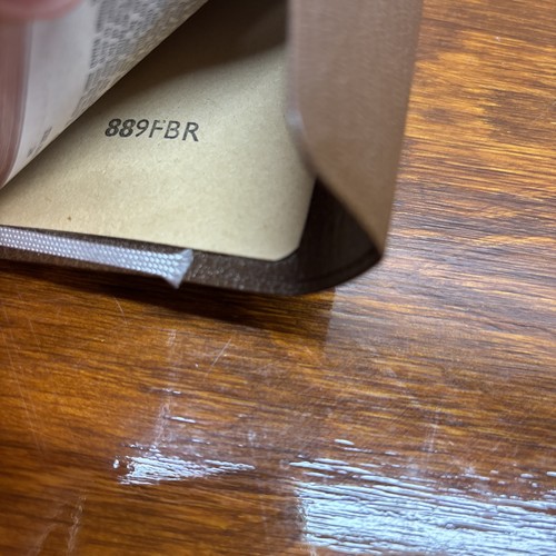 1955 KJV Pocket Bible – Collins Bible Snap Flap Binding Brown Imitation Leather - Bild 8 von 9