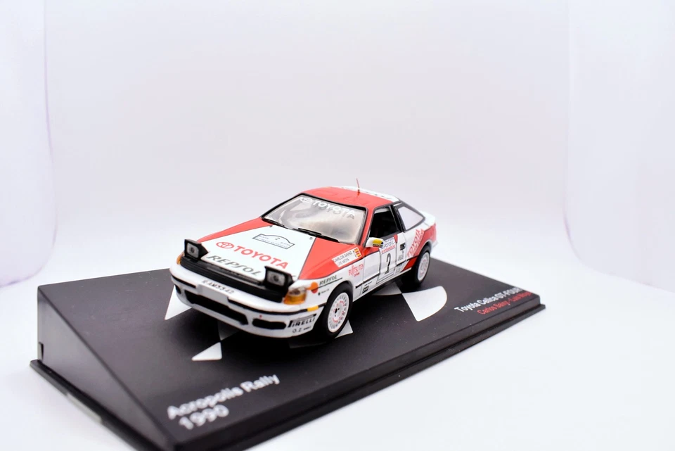 modellino auto rally scala 1:43 toyota celica GT FOUR WRC modellismo collezione - Immagine 3 di 4