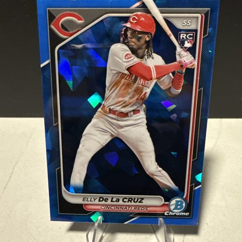 2024 Bowman Chrome Sapphire Elly De La Cruz RC Rookie #42 Reds - Picture 2 of 4