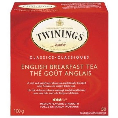 Twinings English Breakfast Tea, 50ct, 100g/3,5oz. {Importiert aus Kanada} - Bild 1 von 5
