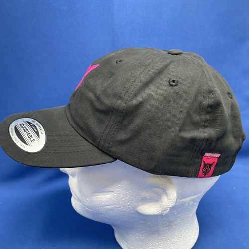 Pink Iron Fox Mütze schwarz Strapback Cap pink Logo - Bild 9 von 15