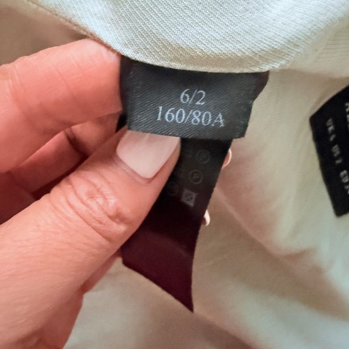 AllSaints Alva Pistazie Blazer Minimal Sleek Nightout Officecore Lyocell Gr. 2 - Bild 7 von 9