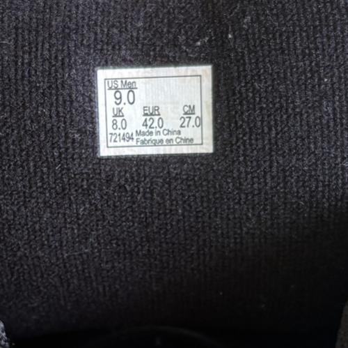 Vans Docket Skate Shoes Mens Size 9 Fat Tongue Black Suede Low Top Retro Sneaker - Picture 19 of 19