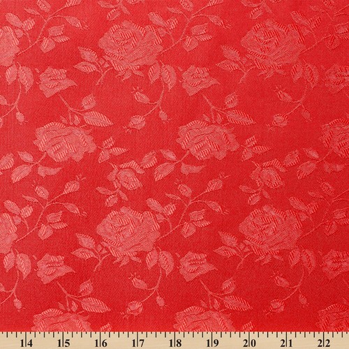 Rosa Jacquard Satinado 59/60 Pulgadas Poliéster Brillante 160 GSM Tejido de Peso Medio - Imagen 15 de 53