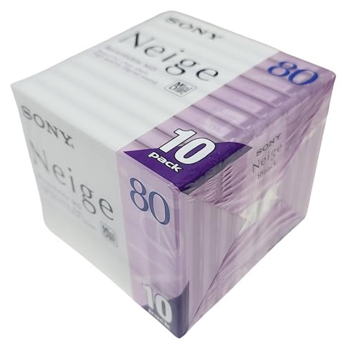 Sony Neige 80 Minute Blank minidisc 10 disc Pack - Picture 3 of 4