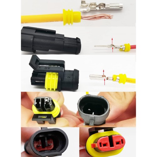 300V Automotive Waterproof, Dustproof Electrical Wire Connectors Plug Set - Picture 20 of 21