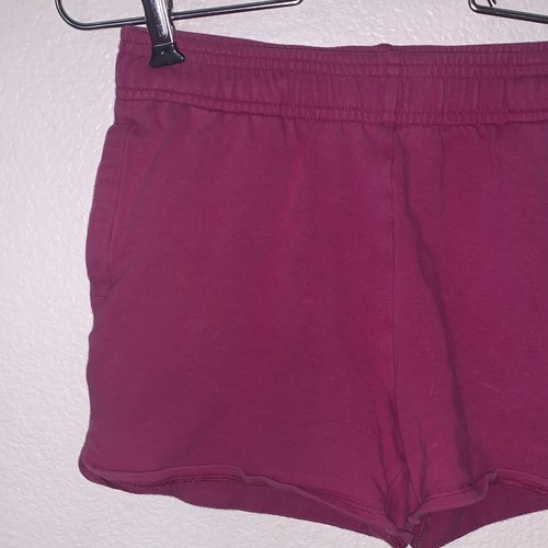 Pantalones cortos All in Motion frambuesa púrpura cintura elástica verano - Imagen 2 de 6