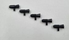 LEGO 5 x Black Minifigure Utensil Loudhailer / Megaphone / SW Blaster 4349 new