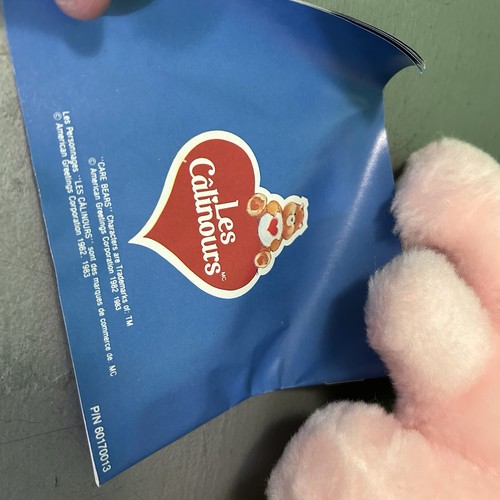 CHEER BEAR Vintage 1983 Care Bears 6" Plush Toy NWT Kenner American Greetings - Picture 11 of 13