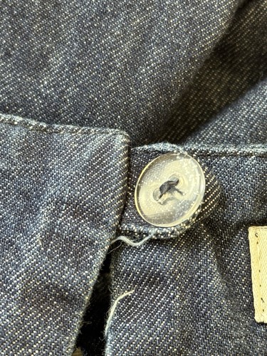 Superb Quality John Lewis KIN Soft Dark Wash Tiered Denim Midi Size 12/14 - Picture 13 of 15