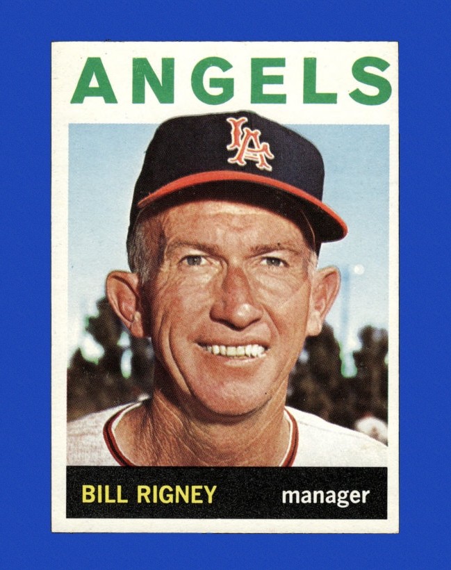 1964 Topps Set-Break #383 Bill Rigney Mg EX-EXMINT *GMCARDS*