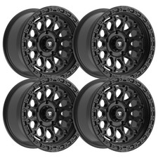 Set-4 Fittipaldi Ft101sb 17x9 5x150 Satin Black -12mm Wheels Rims 17 Inch Set-4 Fittipaldi Ft101sb 17x9 5x150 Satin Black -12mm Wheels Rims 17 Inch