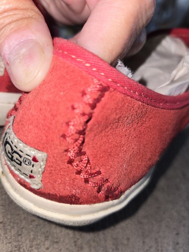 Ugg Size 5 Disney Pixar Inside Out Anger Red Slip On Shoes Fired Up! - Bild 5 von 6