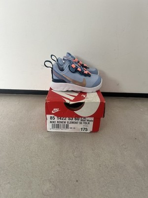 Nike Renew Element 55 Turnschuhe Größe 1,5 UK Kleinkind blau Laufen Turnschuhe