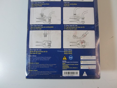 Blue-Point Tools SLS4KT Steel Line Stopper Kit 4-piece NEW - Picture 6 of 6