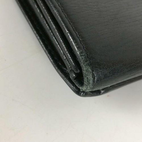 GUCCI Bi-fold Leather Wallet Gunmetal G Logo Hardware from Japan - Picture 12 of 17
