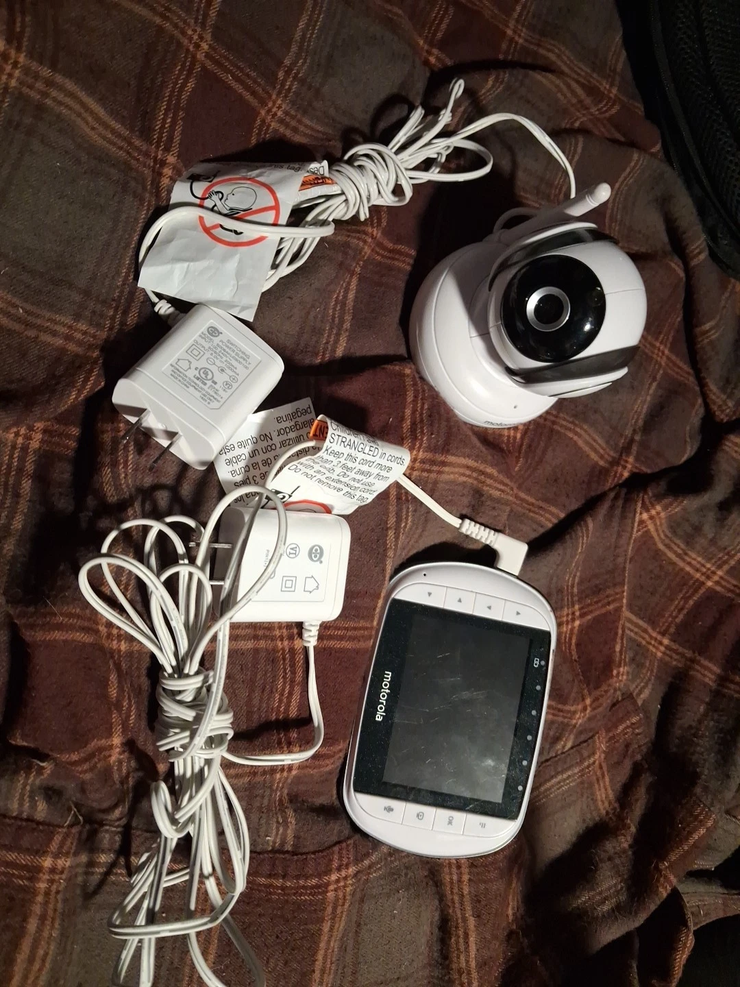 Motorola MBP36SBU Baby Monitor Video Screen & Camera Works
