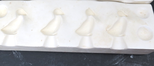 Markenlos 5 kleine Enten Slip Mold Vintage Wasservogelform - Bild 3 von 9