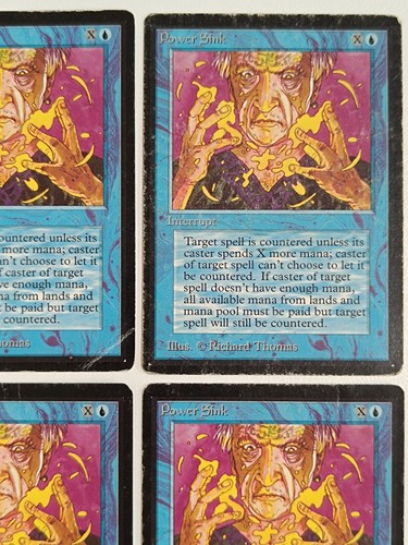 MtG | 4 x Power Sink | Limited Edition Beta | Magic The Gathering | Full Playset - Bild 3 von 6