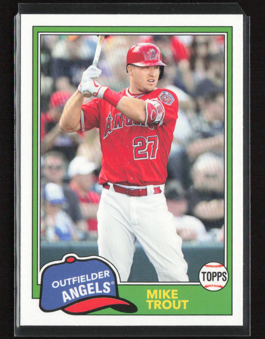 2018 Topps Archives #299 Mike Trout Los Angeles Angels