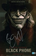 Ethan Hawke Signed Autograph The Black Phone The Grabber 11x17 Photo BAS COA