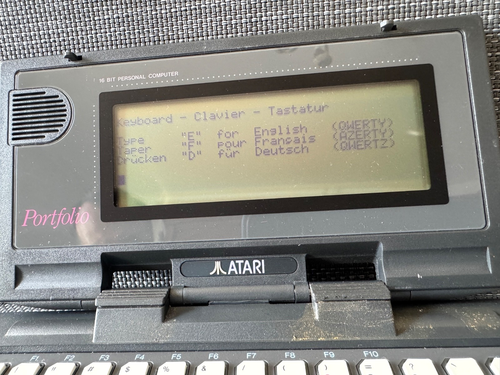 Vintage Atari Portfolio HPC-004 Pocket Computer Japan 1980s Working MS-DOS - 第 10/24 張圖片