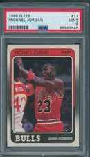 1988/89 Fleer #17 Michael Jordan PSA MINT 9 *3545