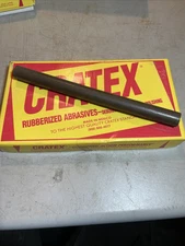 (1)Cratex 1/2” Round Abrasive Stick Silicon Carbide Rubberized Medium Grit 086-M