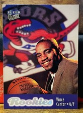 VINCE CARTER 1998-99 Fleer Ultra ROOKIE Card RC #106 Toronto Raptors