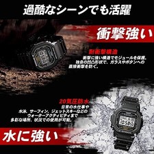 Casio Watch G-SHOCK Radio Solar GXW-56BB-1JF Flat Black Polyurethane Rubber