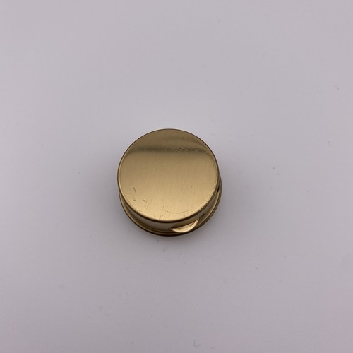 Catholic Pyx Gold-Tone Metal w/ Chalice & Cross Symbol Host Containerr Eucharist - Picture 12 of 12