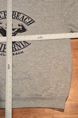 Vtg 80's Venice Beach California Muscle Beach Hill Sweatshirt Made In USA Large  - Picture 6 of 10