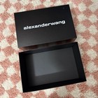 Alexander Wang Cardboard Empty Black Gift Box for Handbags 14” X 9” X 5.25”
