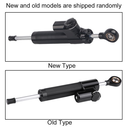 ⊹Aluminum Motorcycle Steering Damper Stabilizer Linear Reversed Safety Control - Bild 9 von 13