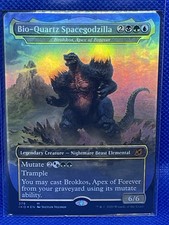💎 MINT💎 Bio-Quartz Spacegodzilla Foil (Brokkos, Apex of Forever) X1 💎MINT💎