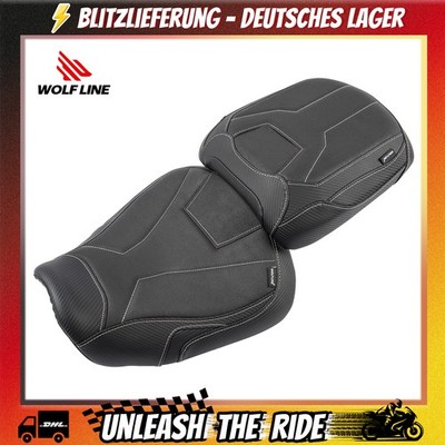 WOLFLINE Fahrersitz & Beifahrersitz für Yamaha Tracer 9/GT 2021-2024 Langlebig