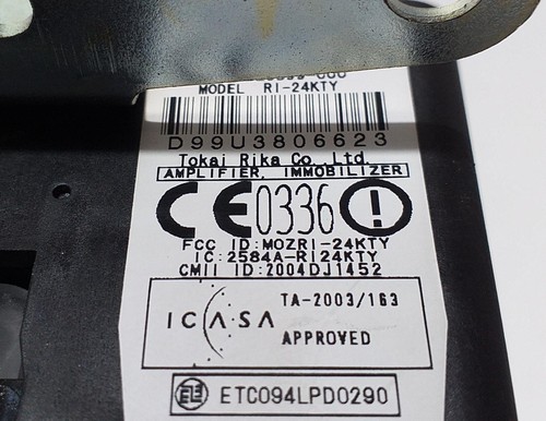 626399000 COMMUTATEUR D´ALLUMAGE / 61790 / 156242 POUR TOYOTA COROLLA VERSO R1 - Picture 6 of 7