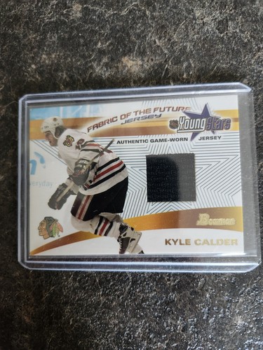 2001-02 Bowman Topps Young Stars Jersey Kyle Calder Card# FFJ-KC - Afbeelding 1 van 2