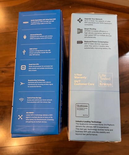 Linksys AX1800 Wifi 6 Router, Max Stream, Dual-Band And HYDRA 6 Mesh - Picture 3 of 3