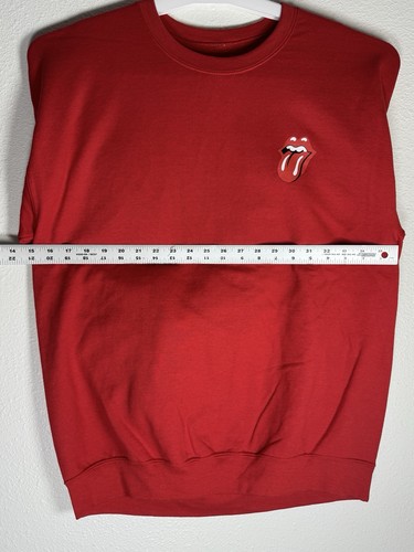 The Rolling Stones Hackney Diamonds 2024 Tour Red Sweatshirt Large - Picture 4 of 12