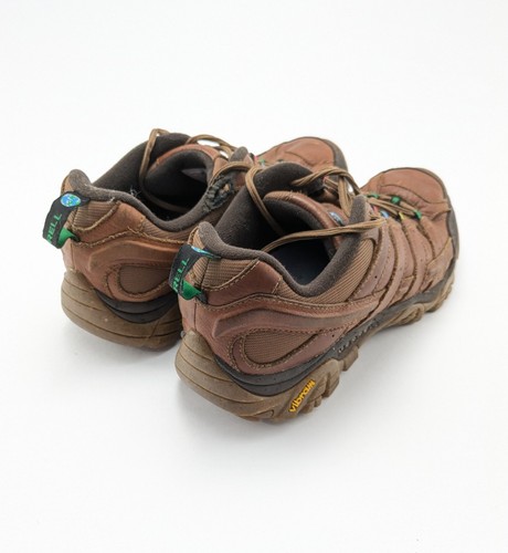 Zapatos de senderismo Merrell Moab 2 Earth Day de cuero marrón para hombre J50497 talla 10,5 - Imagen 4 de 7