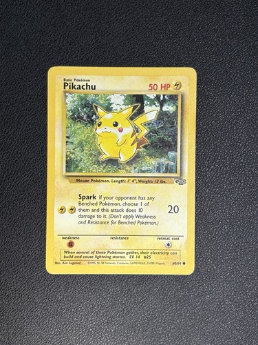 Pokemon Pikachu Karte 60/64 Dschungel