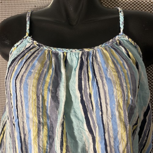Staffelei Los Angeles Frühling Sommer Boho Kleid große Spaghettitränge - Bild 4 von 5